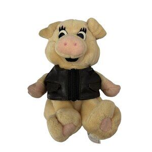 NWT Vintage Harley-Davidson Boot Hill Bob Pig Bean Bag Plush 5" 1999